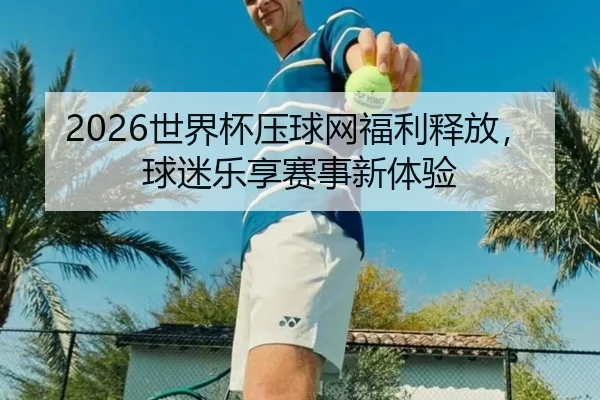 2026世界杯压球网福利释放，球迷乐享赛事新体验